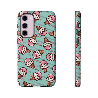 "Emotional Support Ice Cream" Phone Case