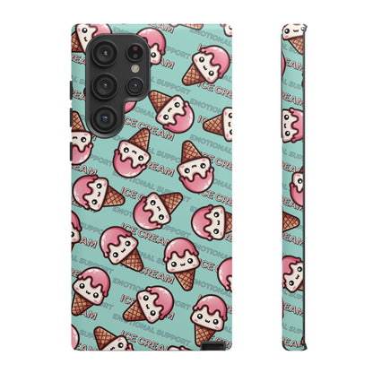 "Emotional Support Ice Cream" Phone Case