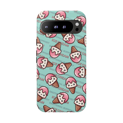 "Emotional Support Ice Cream" Phone Case