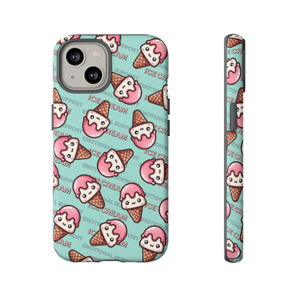 "Emotional Support Ice Cream" Phone Case