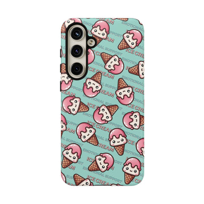 "Emotional Support Ice Cream" Phone Case