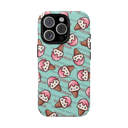 "Emotional Support Ice Cream" Phone Case