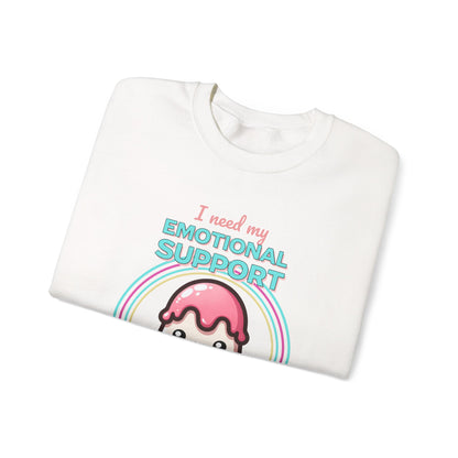 "Emotional Support Ice Cream" Sweatshirt
