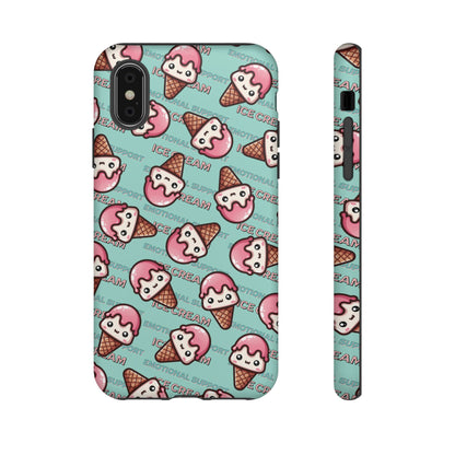 "Emotional Support Ice Cream" Phone Case