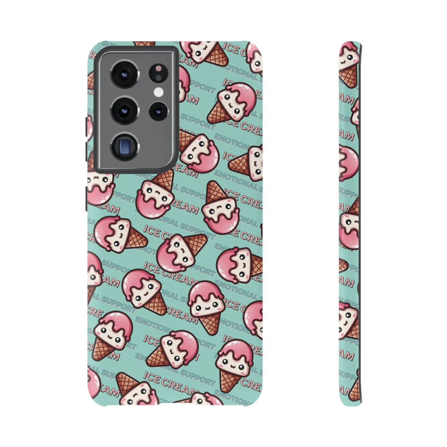 "Emotional Support Ice Cream" Phone Case