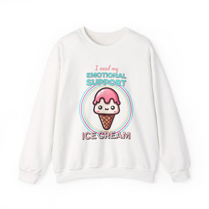 "Emotional Support Ice Cream" Sweatshirt