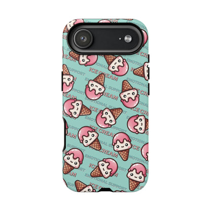 "Emotional Support Ice Cream" Phone Case