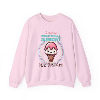 "Emotional Support Ice Cream" Sweatshirt