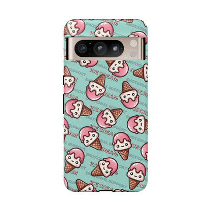 "Emotional Support Ice Cream" Phone Case