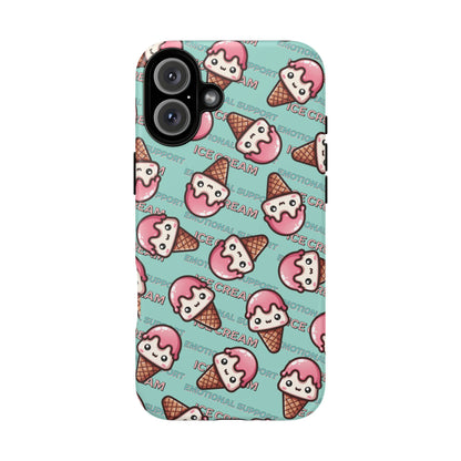 "Emotional Support Ice Cream" Phone Case