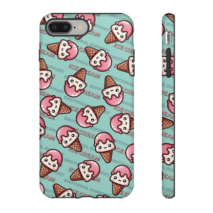 "Emotional Support Ice Cream" Phone Case