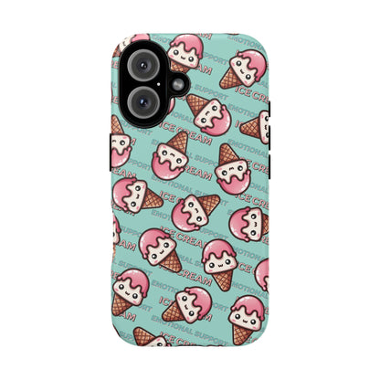 "Emotional Support Ice Cream" Phone Case