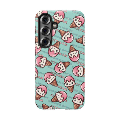 "Emotional Support Ice Cream" Phone Case