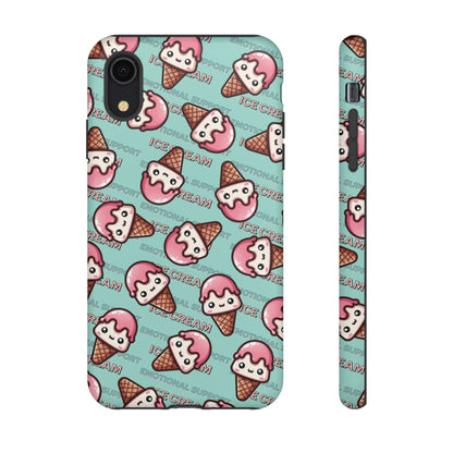"Emotional Support Ice Cream" Phone Case
