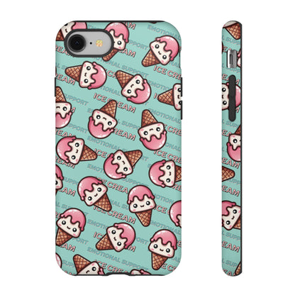 "Emotional Support Ice Cream" Phone Case