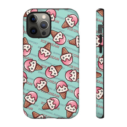 "Emotional Support Ice Cream" Phone Case