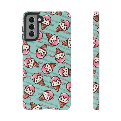 "Emotional Support Ice Cream" Phone Case