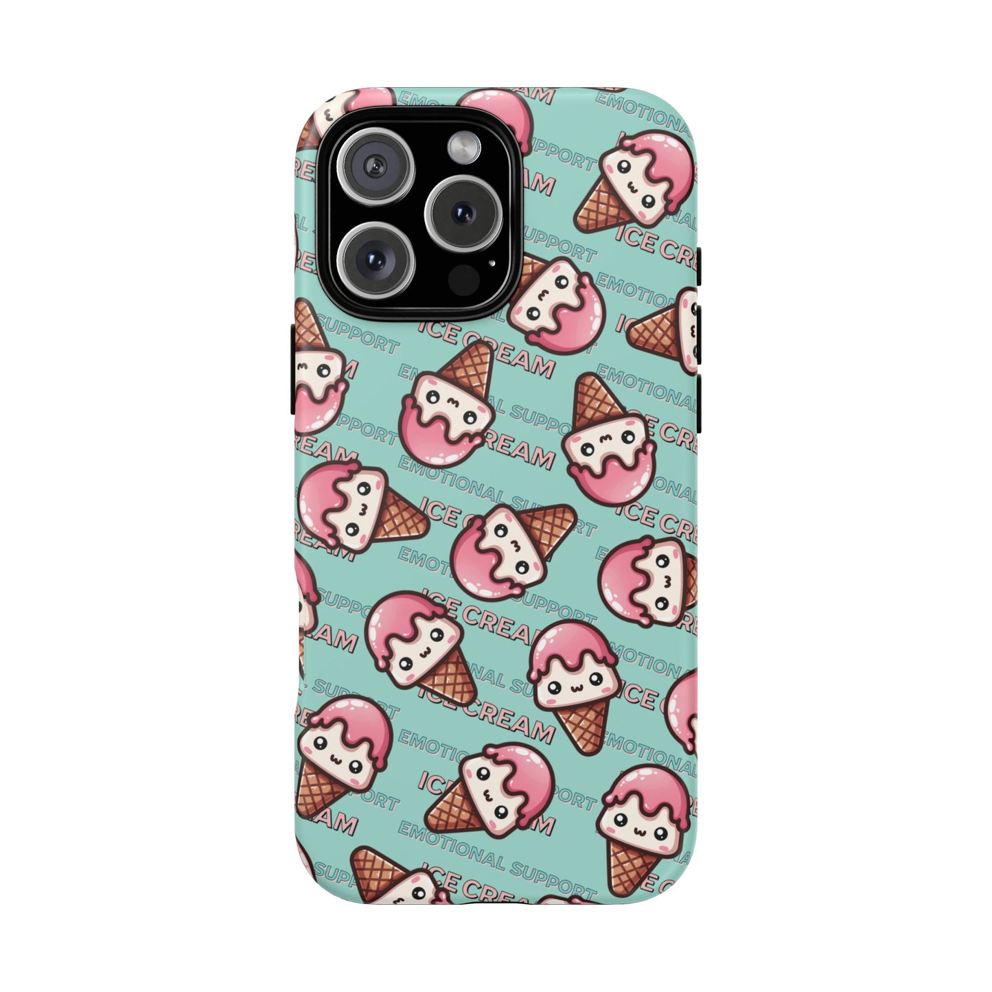 "Emotional Support Ice Cream" Phone Case