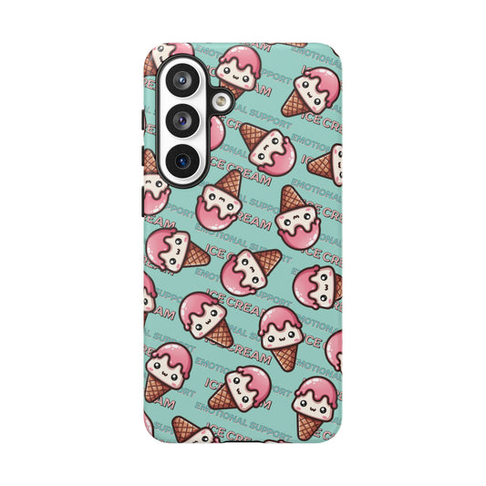 "Emotional Support Ice Cream" Phone Case